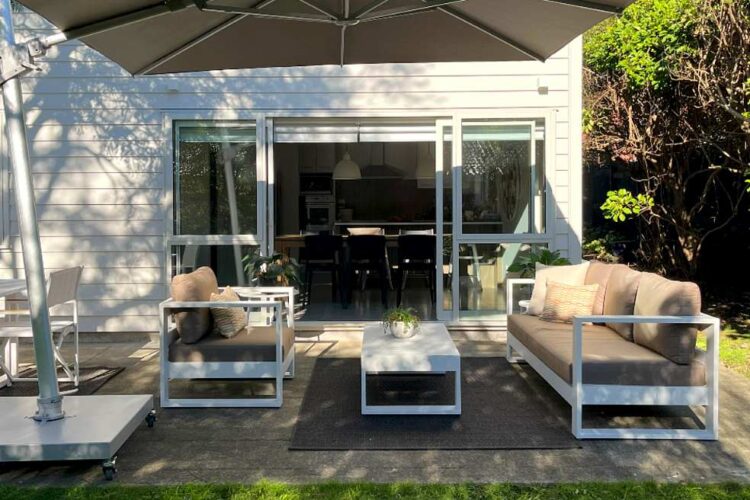 aluminium outdoor furniture set nz