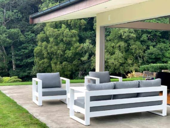 modern single luxurious outdoor armchair nz