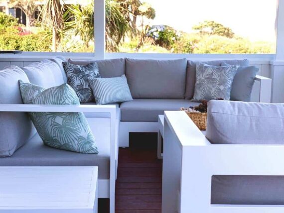 luxury range of outdoor botanical cushions