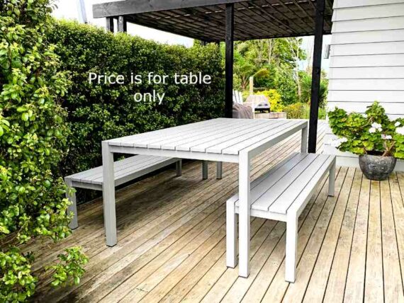 grey 2m outdoor table