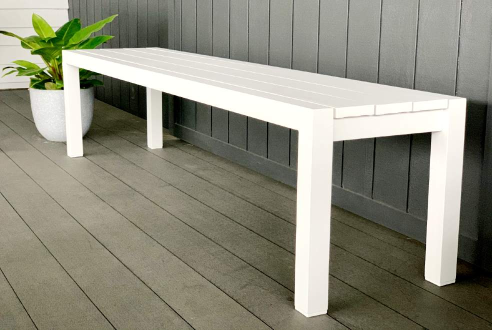 Outdoor Bench Seat 1800mm Grey, Outdoor Bench Seat And Table