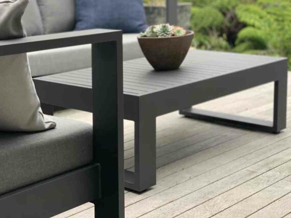 charcoal outdoor coffee table