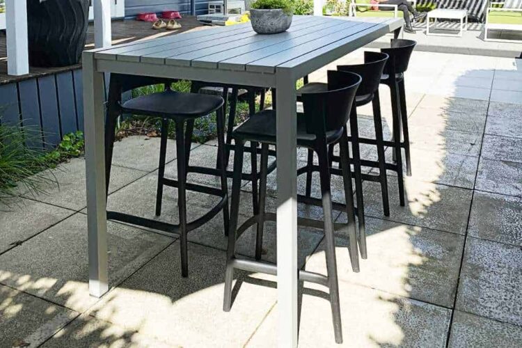 long outdoor bar table set auckland