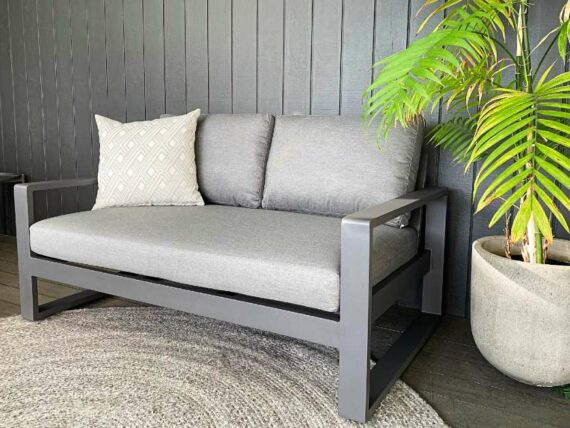 modern high quality outdoor charcoal 2 seater auckland
