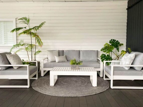 premium quality beautiful white outdoor lounge suite best fabric