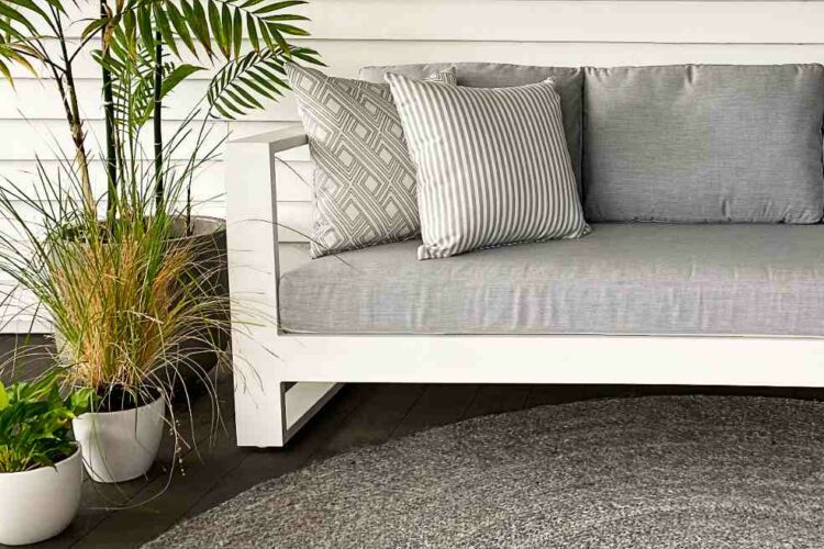 premium white outdoor corner sofa sunbrella granite cushions nz