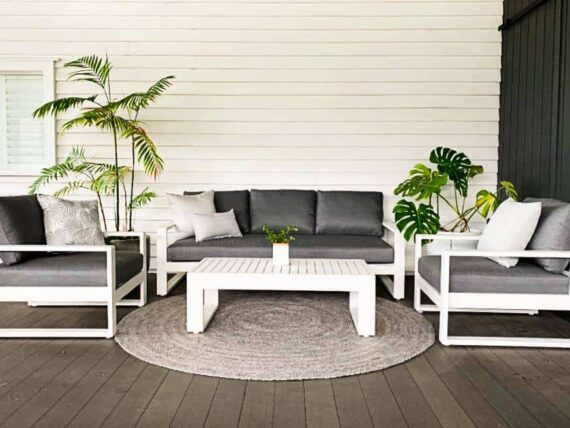 top quality well made outdoor aluminium lounge furniture nz