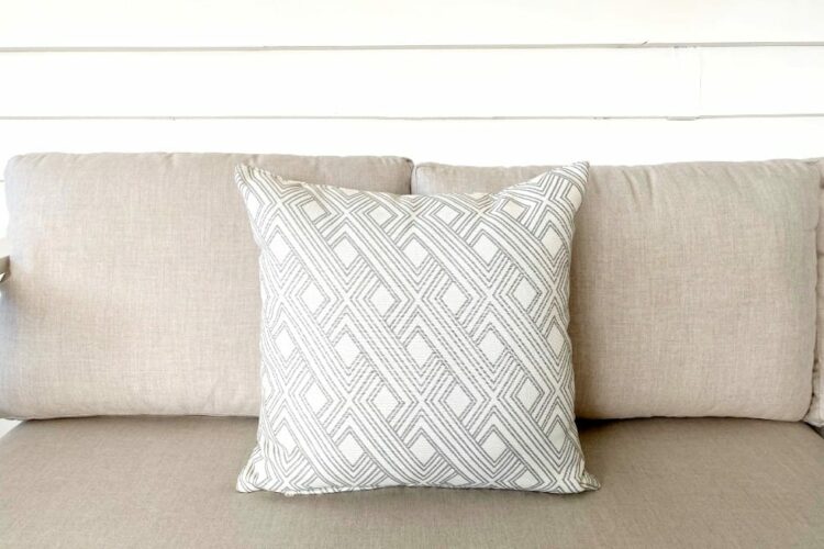 textured outdoor cushions