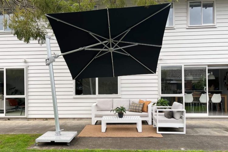 most affordable premium cantilever umbrella black nz