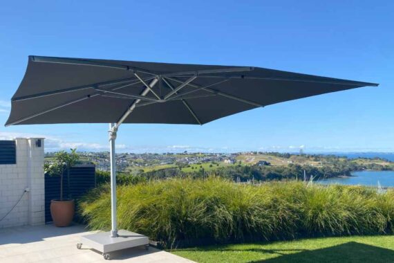 Large 3.5 x 3.5 Sunbrella Cantilever Umbrella