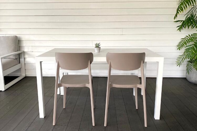 compact outdoor dining table and chairs nz