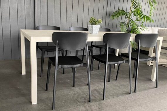 modern minimalist outdoor dining set nz