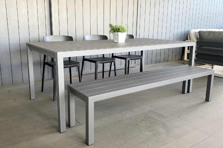 weatherproof outdoor table set auckland