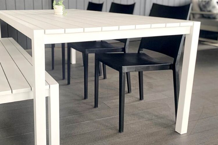 classic black stackable outdoor dining chair nz