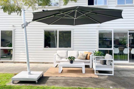 best value large octagonal cantilever umbrella nz