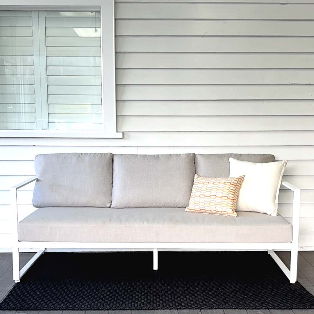 small space Happy Hour outdoor 3 Seater with premium sunbrella fabric
