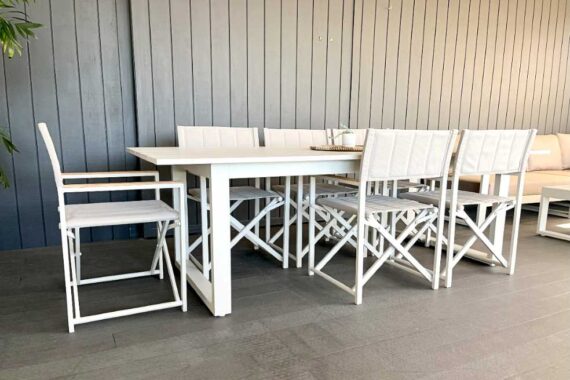 large stylish outdoor dining set NZ