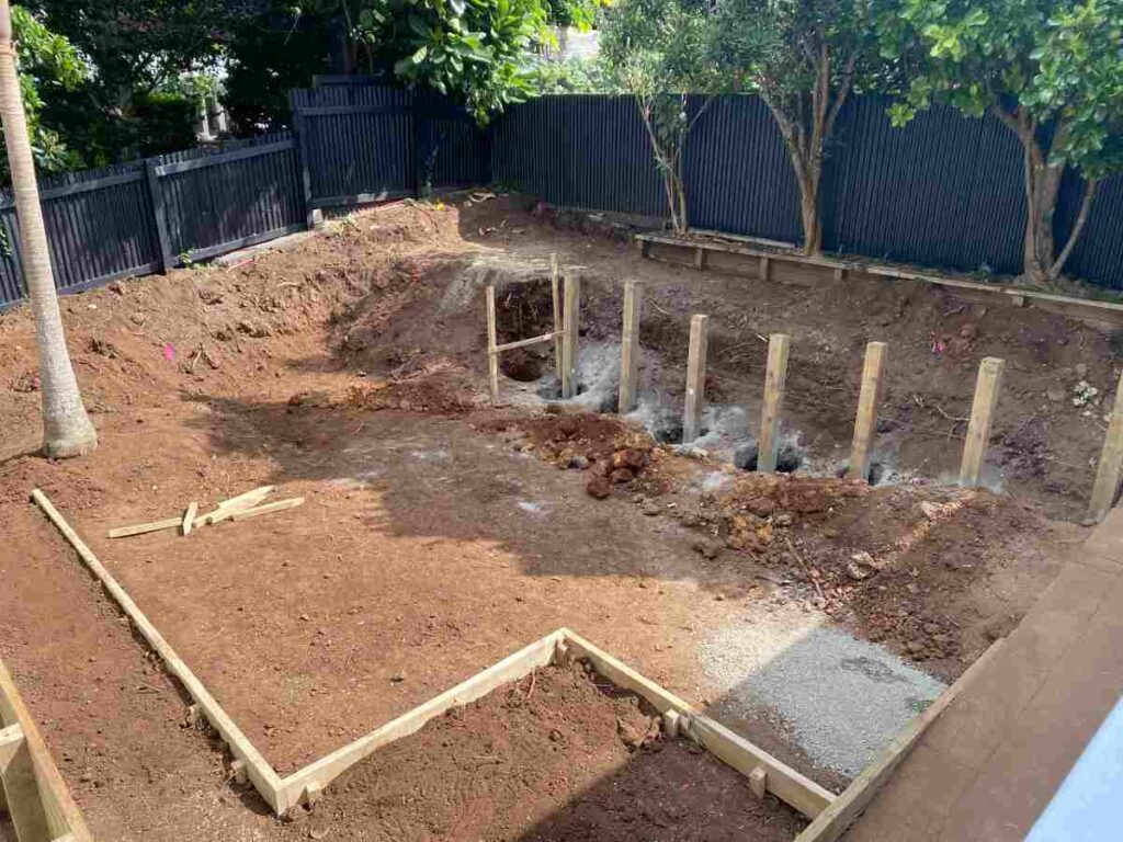 devonport landscape project underway mr sames