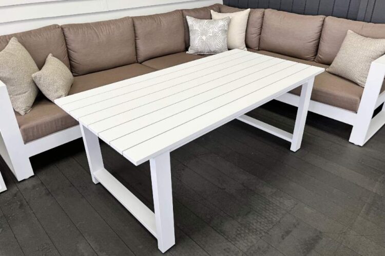 high white outdoor coffee table nz