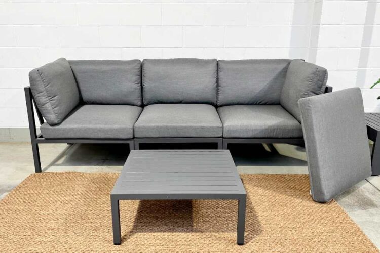 dark weatehrproof outdoor sofa sale