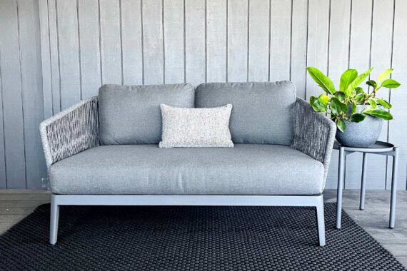 Charcoal Rope Outdoor 2-Seater
