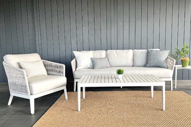 Coastal quality Rope outdoor furniture nz