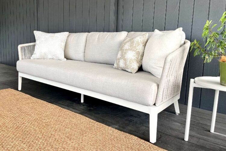 Quality Bone Rope Outdoor 3-Seater Sofa NZ