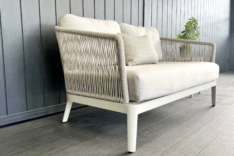 bone rope outdoor 2-seater sofa auckland