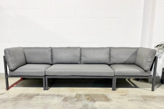 end of line 3M charcoal outdoor sofa nz