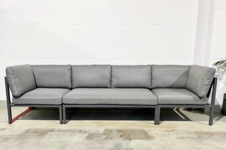 end of line 3M charcoal outdoor sofa nz