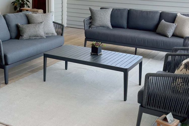 outdoor charcoal coffee table