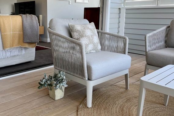 quality rope outdoor furniture armchair nz