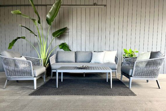 quality rope outdoor lounge set nz