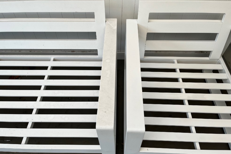 how to clean outdoor furniture frames