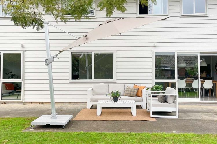 BEST VALUE SUNBRELLA ROUND CANTILEVER UMBRELLA AKL NZ