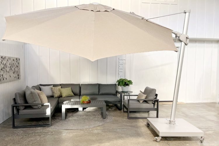 best value large octagonal Sunbrella umbrella