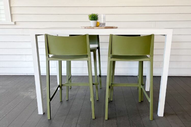 low maintenance outdoor bar leaner sets nz